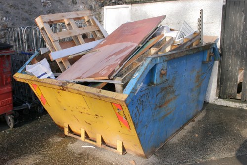 Inspection checklist and safety documentation for skip hire