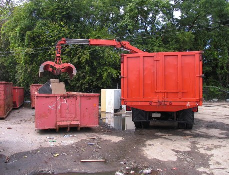Various sizes of builders skips available