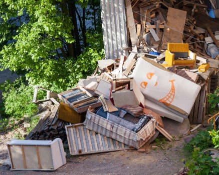 Environmentally friendly waste disposal practices with skip permits